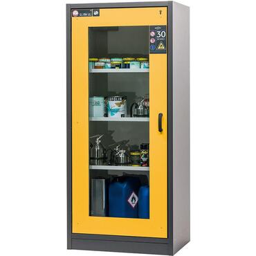Fire protection cabinet with 1 wing door, glass, 1947x864x620 mm
